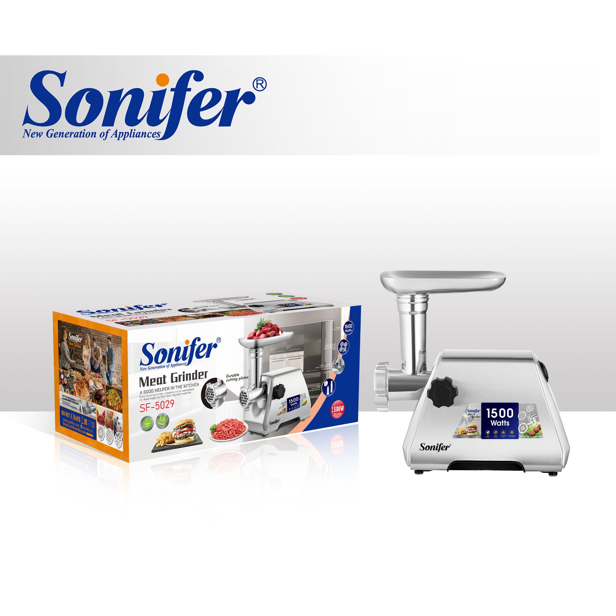 Eлектрична мелница за месо Sonifer SF-5029